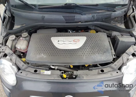 2017 Fiat 500E Battery Electric from USA, damaged, VIN 3C3CFFGE1HT547880